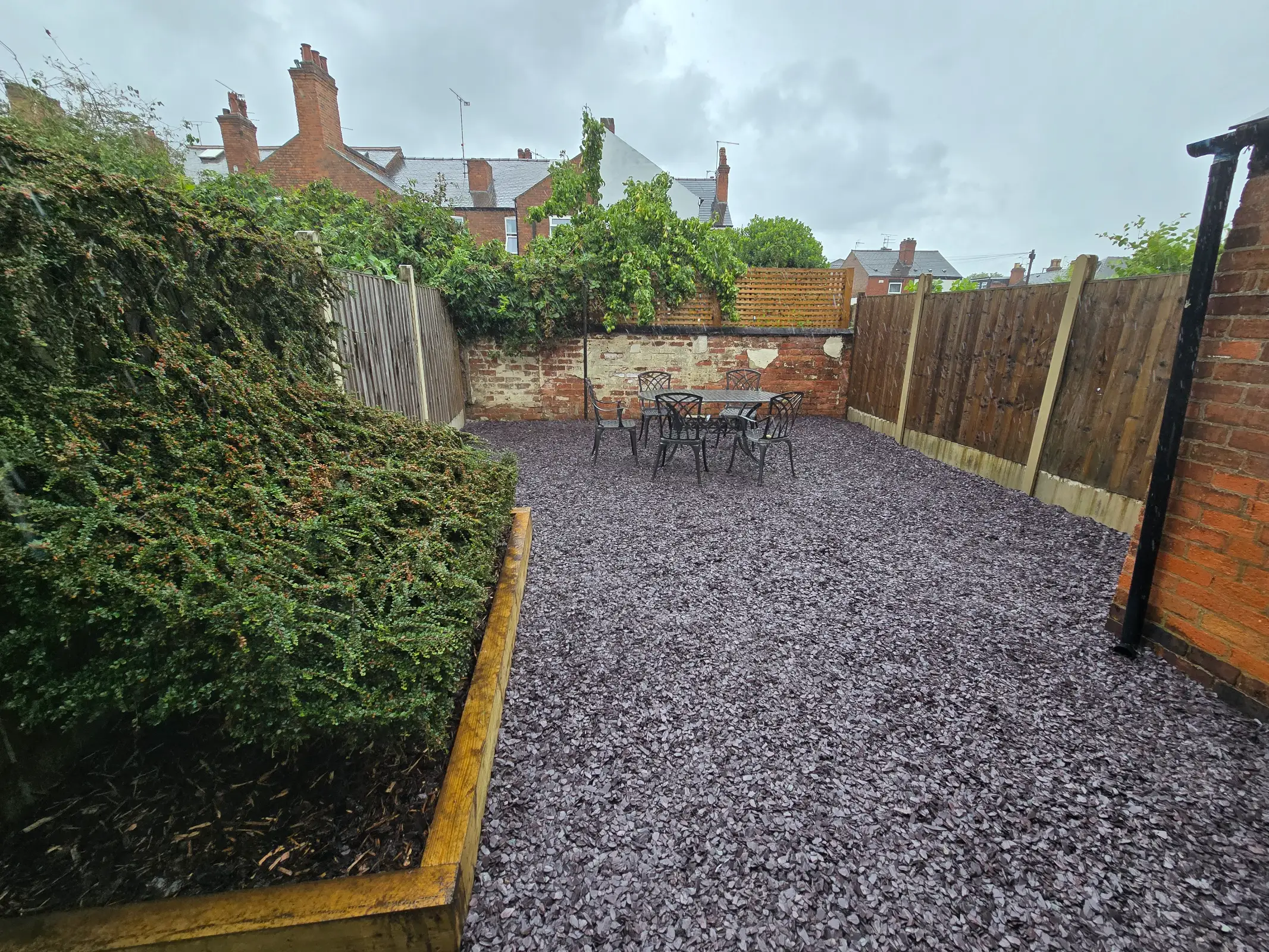 Garden transformation with professional landscaping and planting