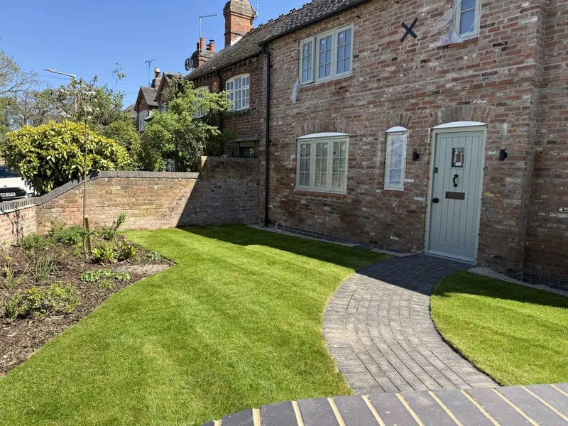 New timber fencing installed around a Derby property